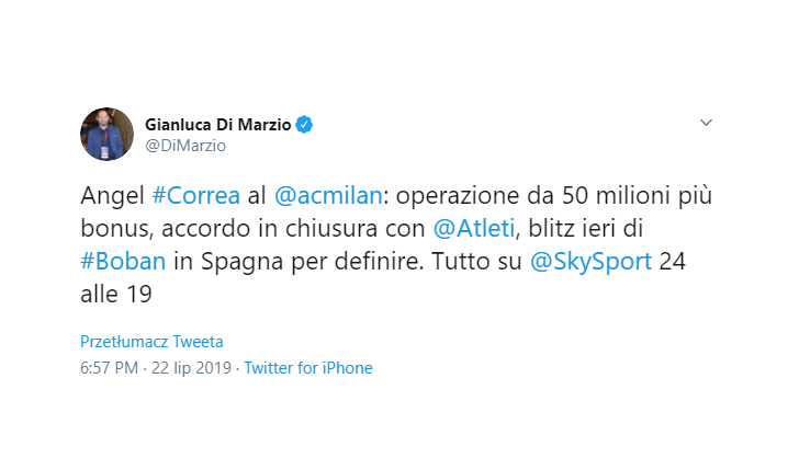 Ángel Correa BARDZO BLISKO transferu do Milanu!